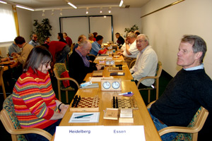 Heidelberg gegen die Schachfreunde aus Essen