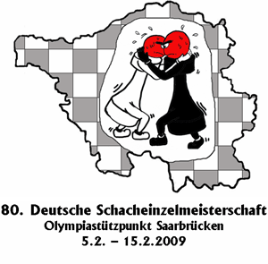 Logo Deutsche Schacheinzelmeisterschaften Saarbrcken 2009 (c)